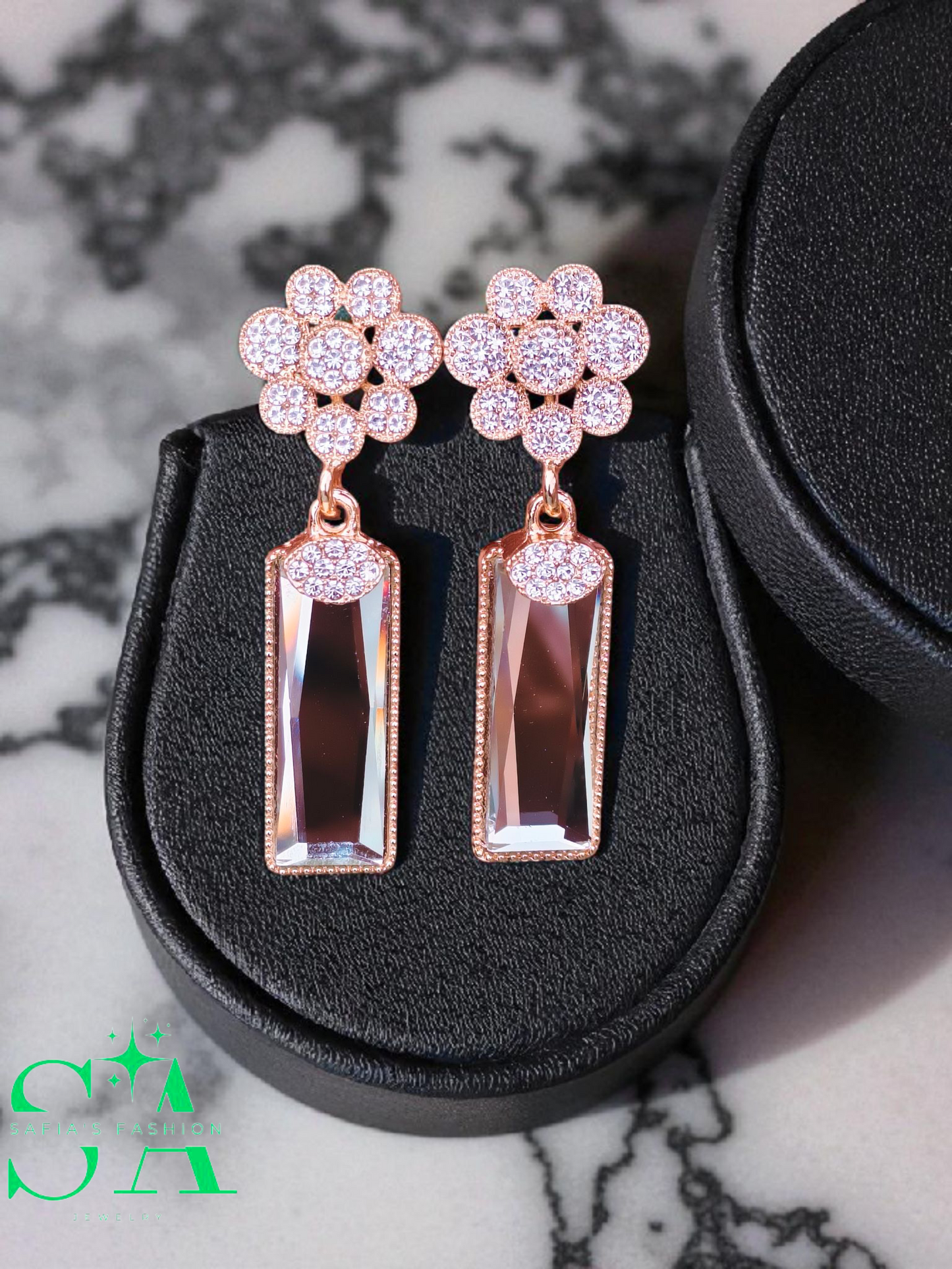 Elegant Crystal Shine Earrings