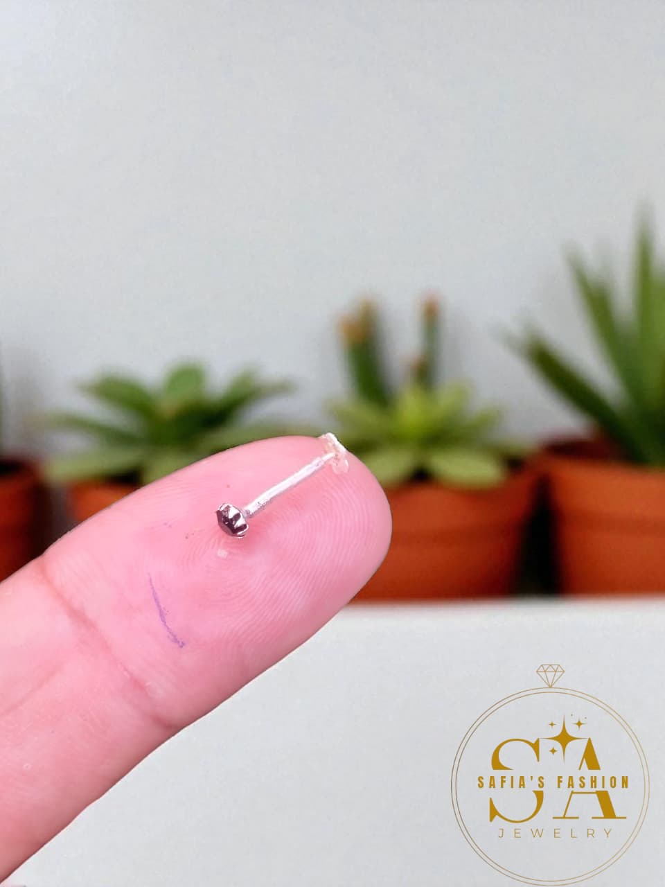 chandi mix nose jewelry

screw back nose pin