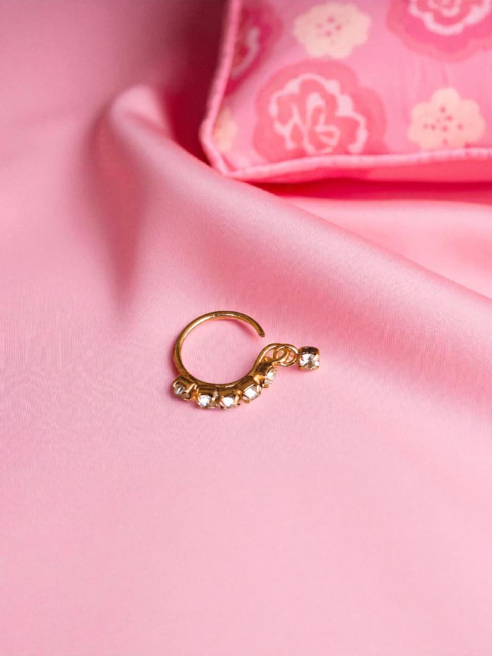 pure indian golden hoop nose ring

traditional indian nose ring
