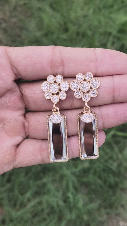Elegant Crystal Shine Earrings